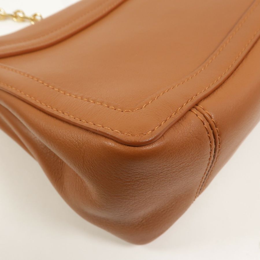 LOUIS VUITTON 牛皮皮革Dauphine Soft MM鏈帶手挽肩背兩用袋-13