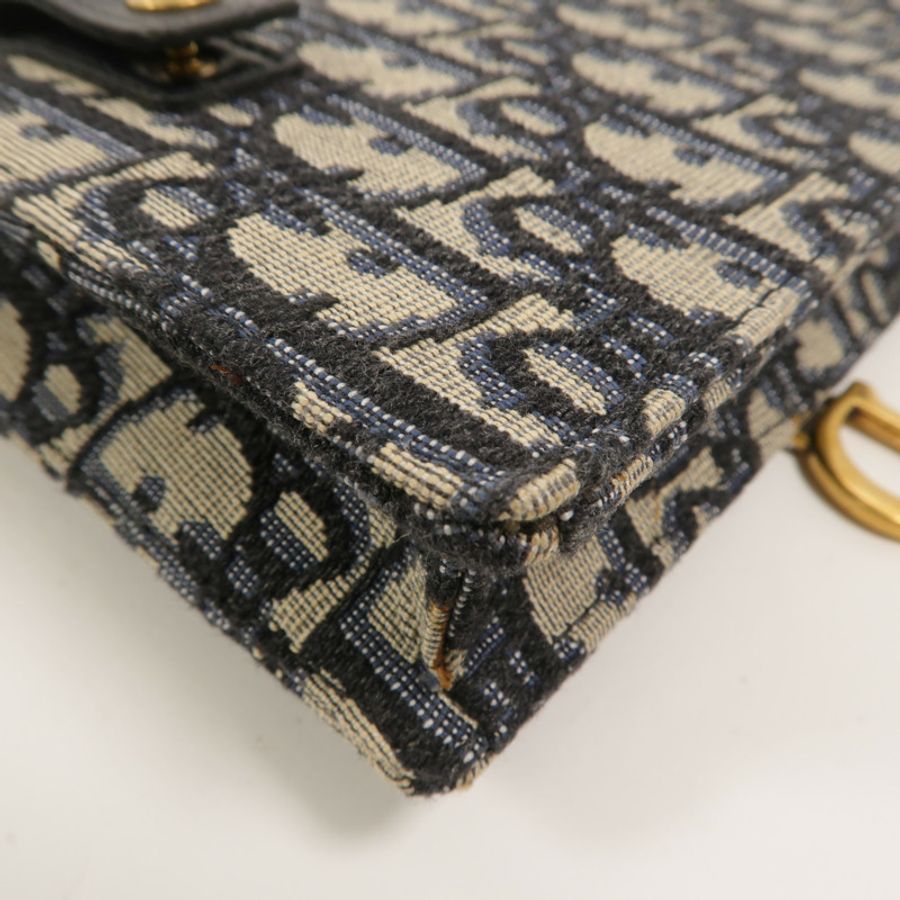 Dior Oblique帆布Saddle Belt Bag腰包-12