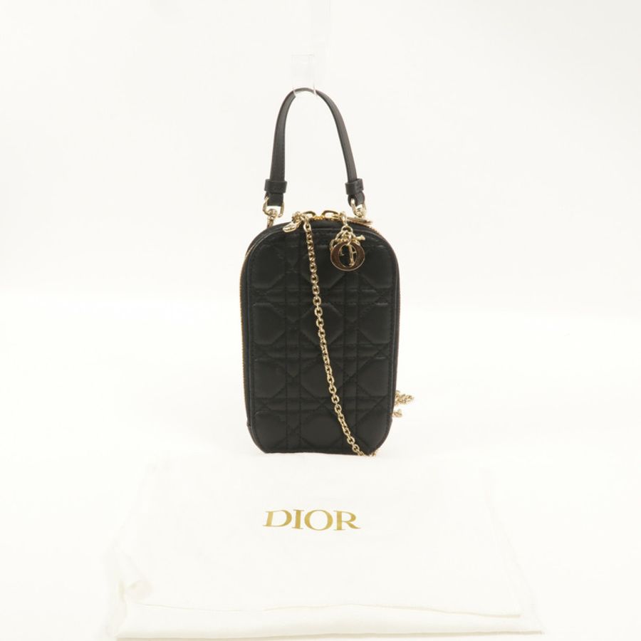 Dior 羊皮皮革Call'in Dior鏈帶手挽肩背兩用袋-8