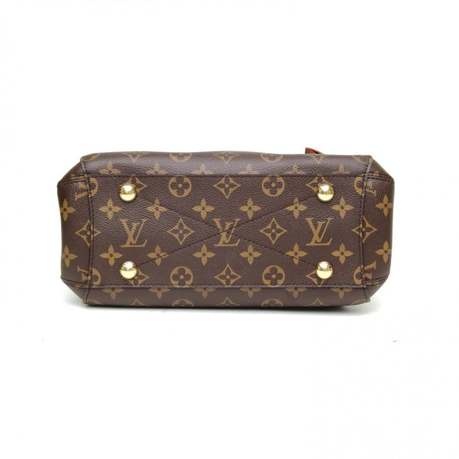 LOUIS VUITTON Montaigne蒙田BB29老花PVC金扣2018肩背包-4
