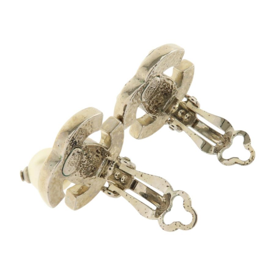 CHANEL PVC/金屬Clip-On Earrings耳環-3