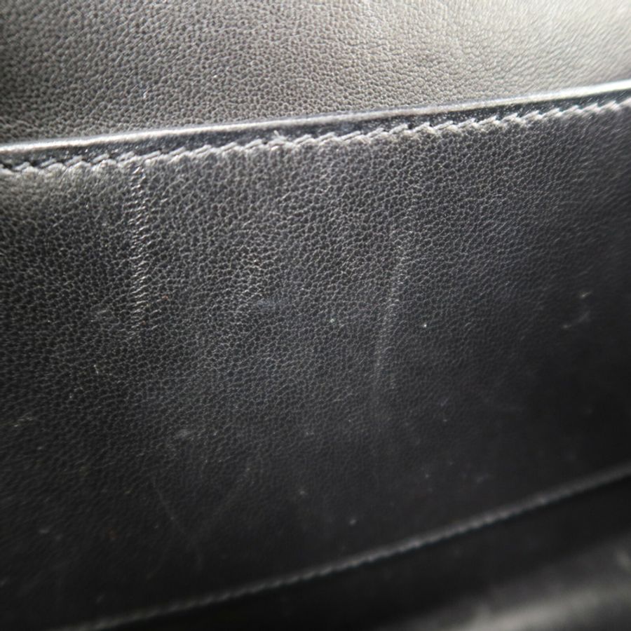 HERMES Box皮革Constance Mini肩背袋Noir-15