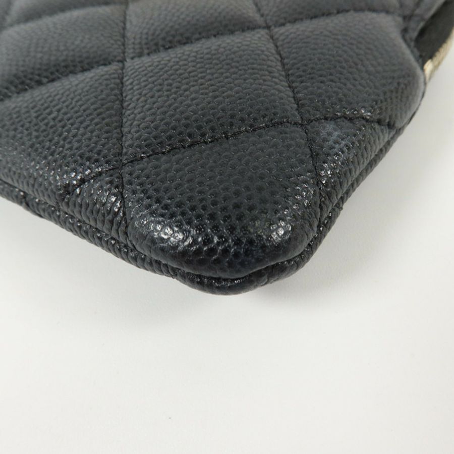 CHANEL 牛皮皮革Zipped Coin Purse金扣零錢包-10