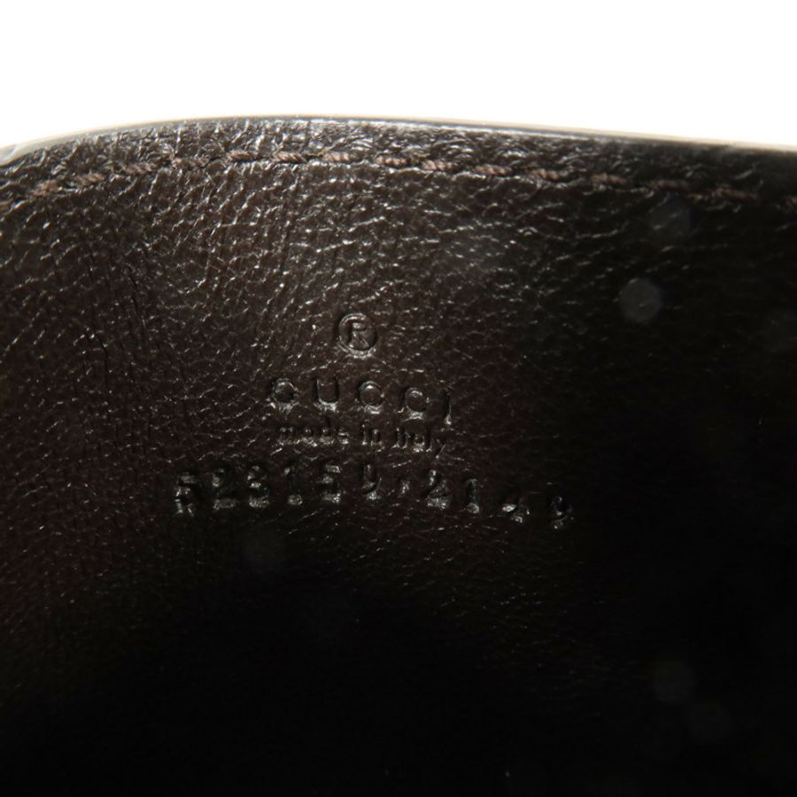 GUCCI 塗層帆布/牛皮皮革Ophidia GG卡片套-5