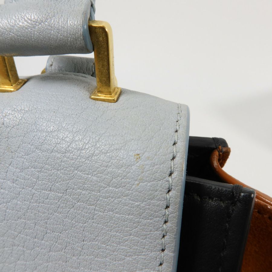 CELINE 牛皮皮革Trapeze Small手挽肩背兩用袋-17