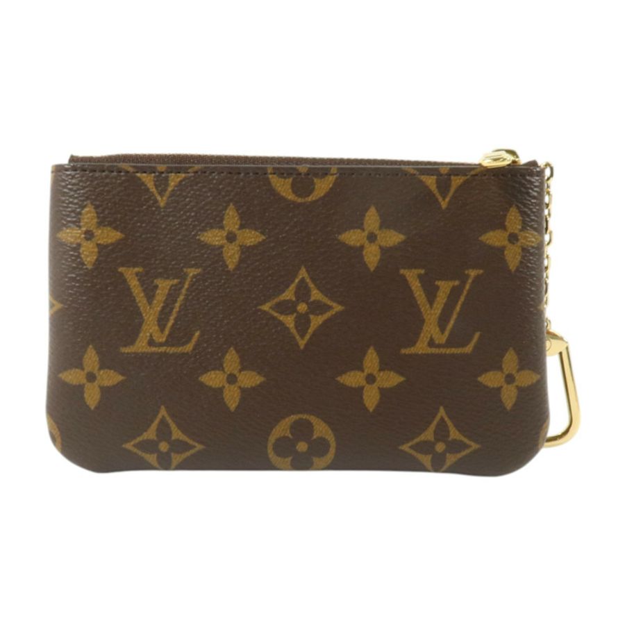 LOUIS VUITTON Monogram Key Pouch S金扣鎖匙套-1