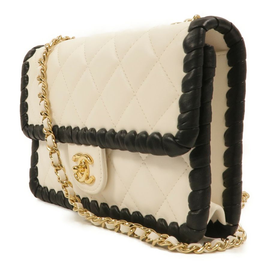 CHANEL 羊皮皮革Wallet On Chain鏈帶肩背袋-2