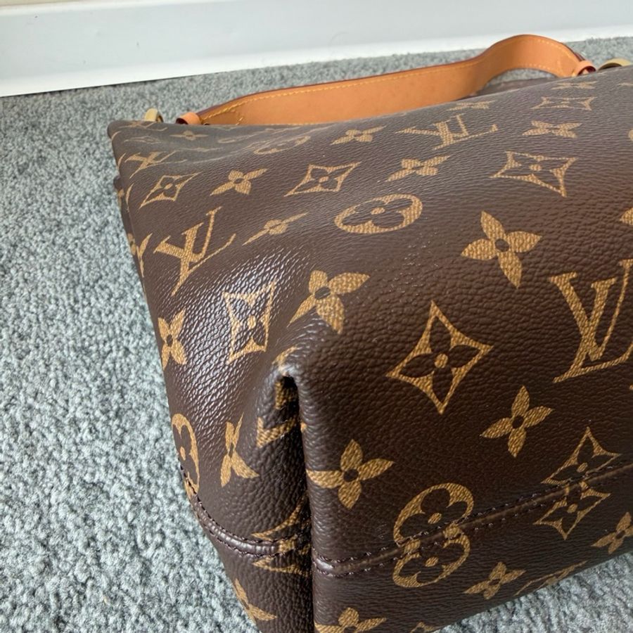 LV 路易威登 Graceful Hobo小號單肩包 棕色老花 芯片款-8