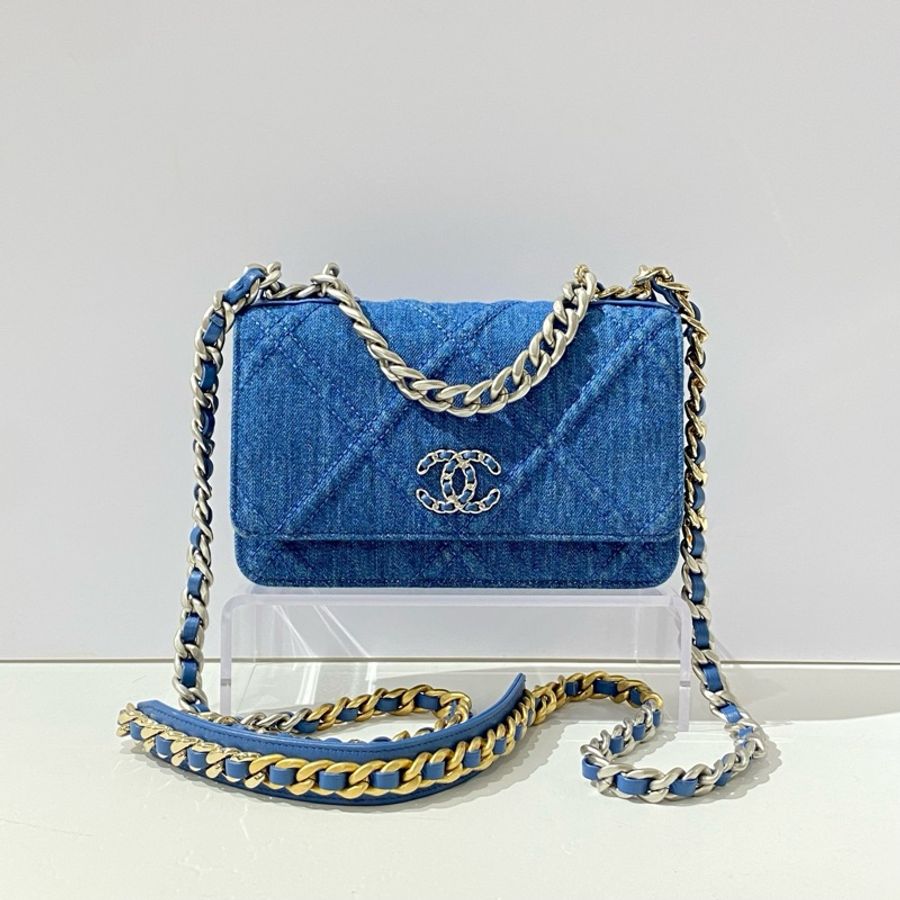 CHANEL香奈兒19bag款woc 19*3*12cm-0