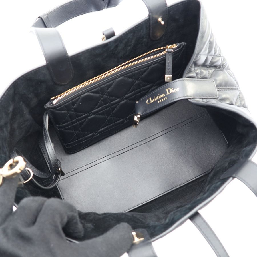 Dior 迪奧 Medium Toujours 手提包 黑色 牛皮 M2821OSNW-2