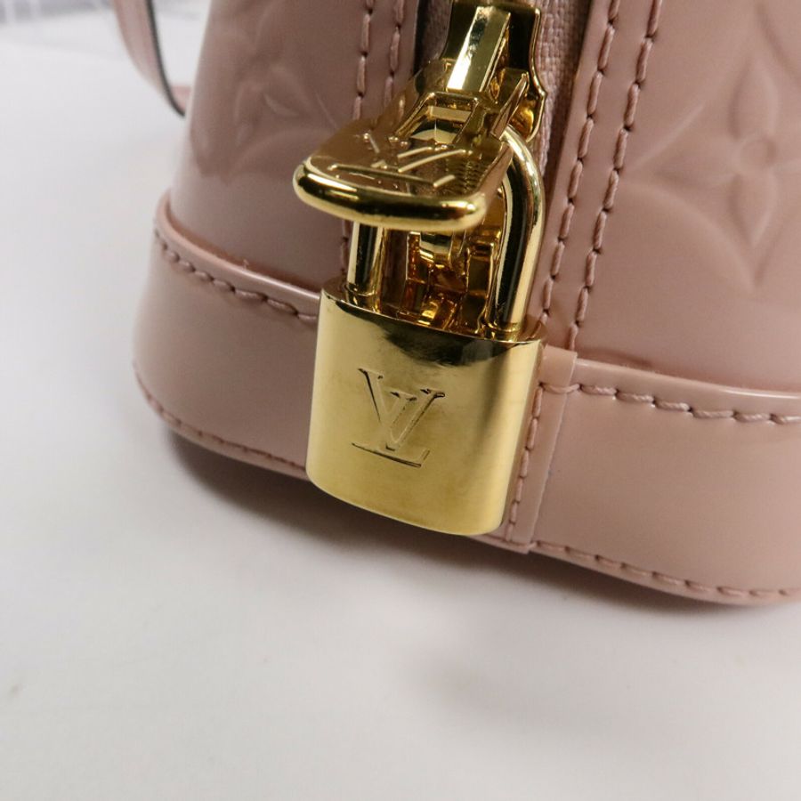 LOUIS VUITTON Monogram Vernis Alma BB手挽肩背兩用袋-6