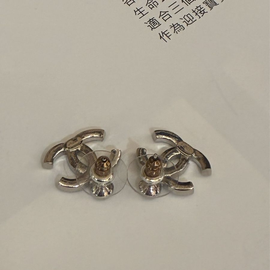 Chanel 單鑽/雙C滿鑽耳環✨好貴氣-16