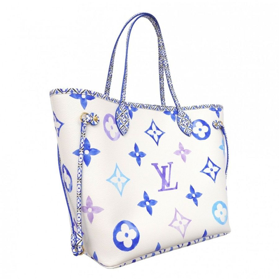 路易威登 LV by the Pool Neverfull MM 手提包 M22979 藍色 女士-1