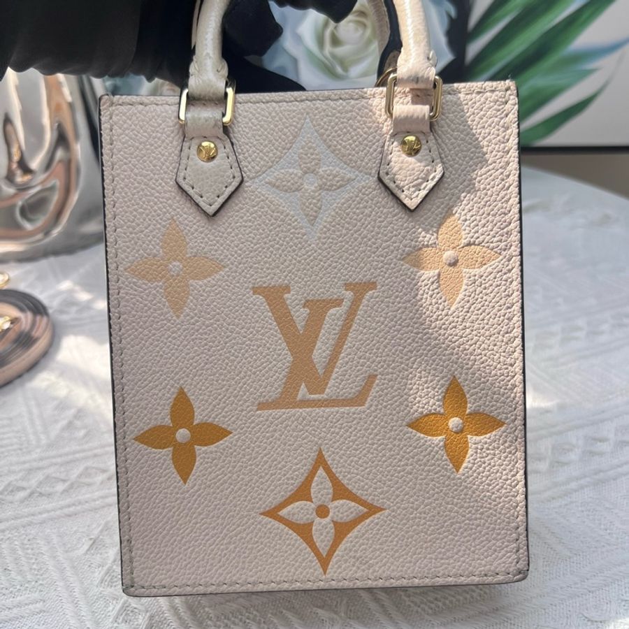 LV/路易威登 Petit Sac Plat 夏日限定香草黃琴譜mini單肩包 斜挎包手提包 芯片款-2