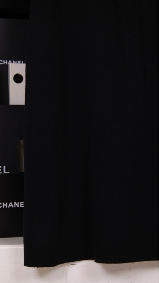 Dolce&Gabbana黑色蕾丝拼接短袖连衣裙-12