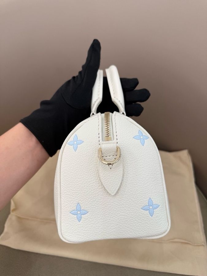 Louis Vuitton 路易威登 嬰兒藍限量版Speedy20 26年芯片-4
