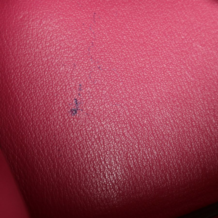 HERMES Chevre皮革Birkin 25手挽袋Rose Pourpre-17