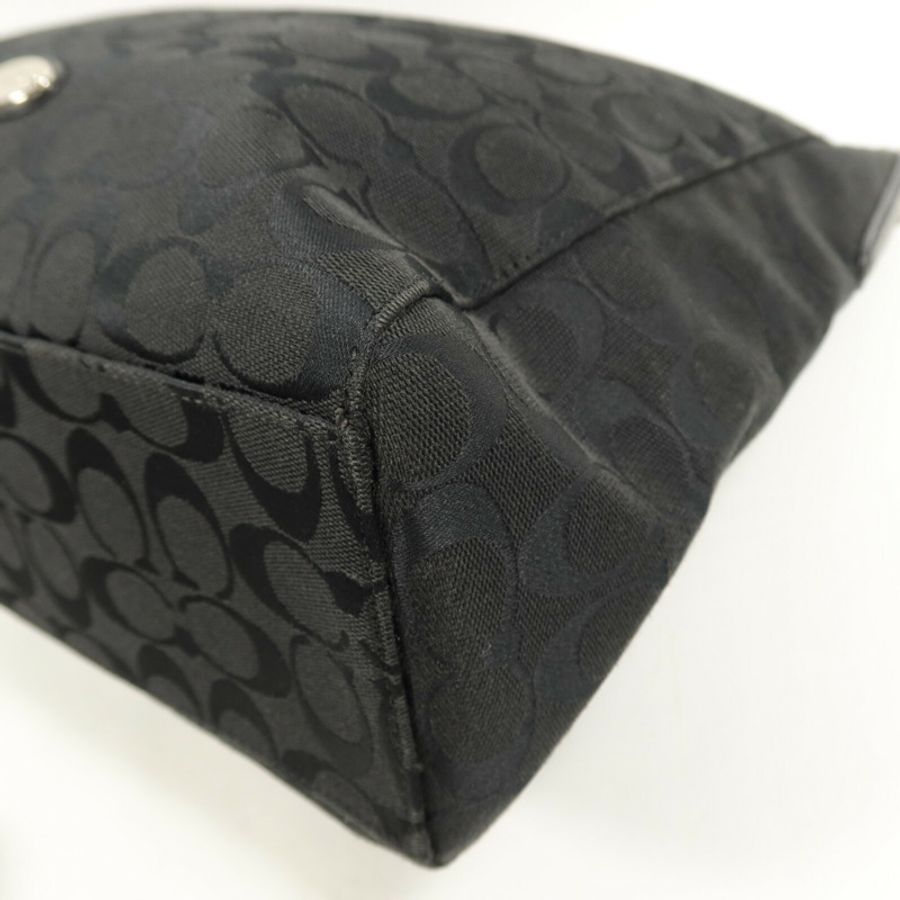 COACH 帆布2 Way Shoulder手挽肩背兩用袋-11