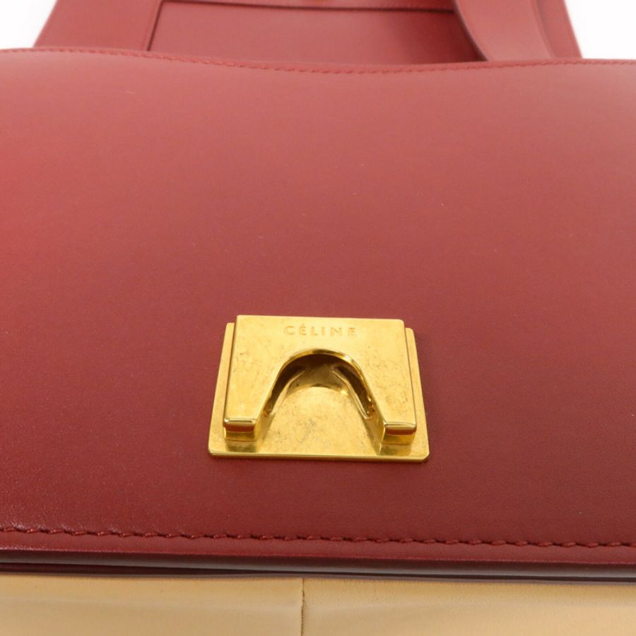 CELINE 牛皮皮革Frame肩背袋-8