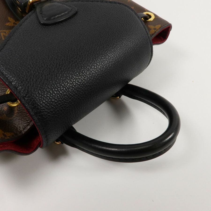 LOUIS VUITTON Monogram Montsouris BB金扣背包-7