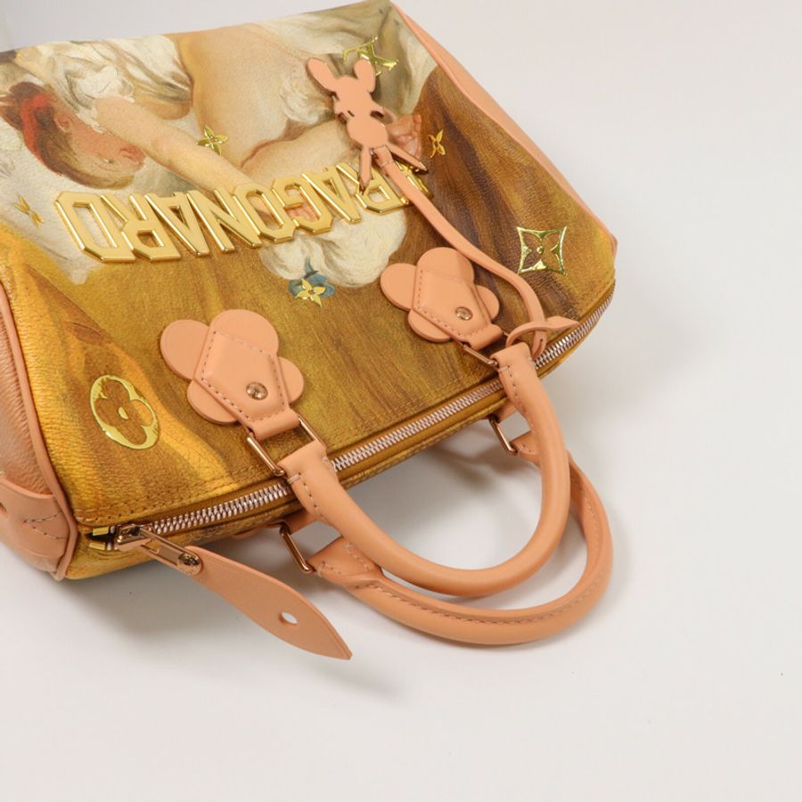 LOUIS VUITTON Monogram Fragonard Speedy 30手挽袋-10