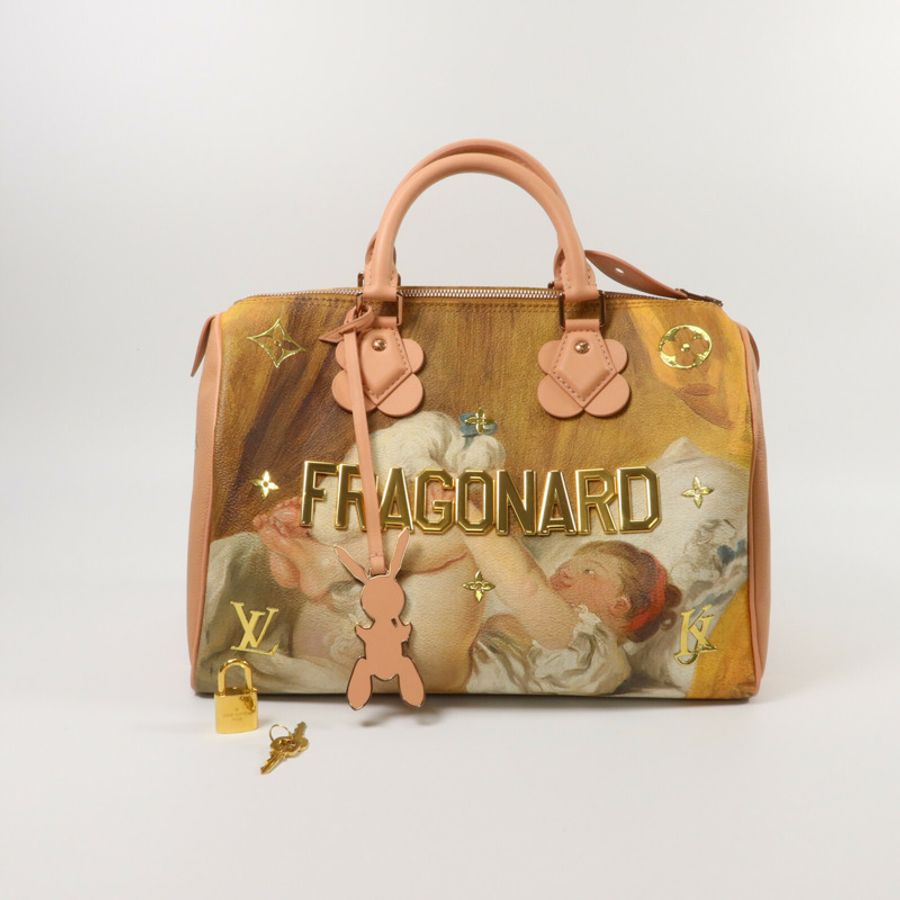 LOUIS VUITTON Monogram Fragonard Speedy 30手挽袋-11