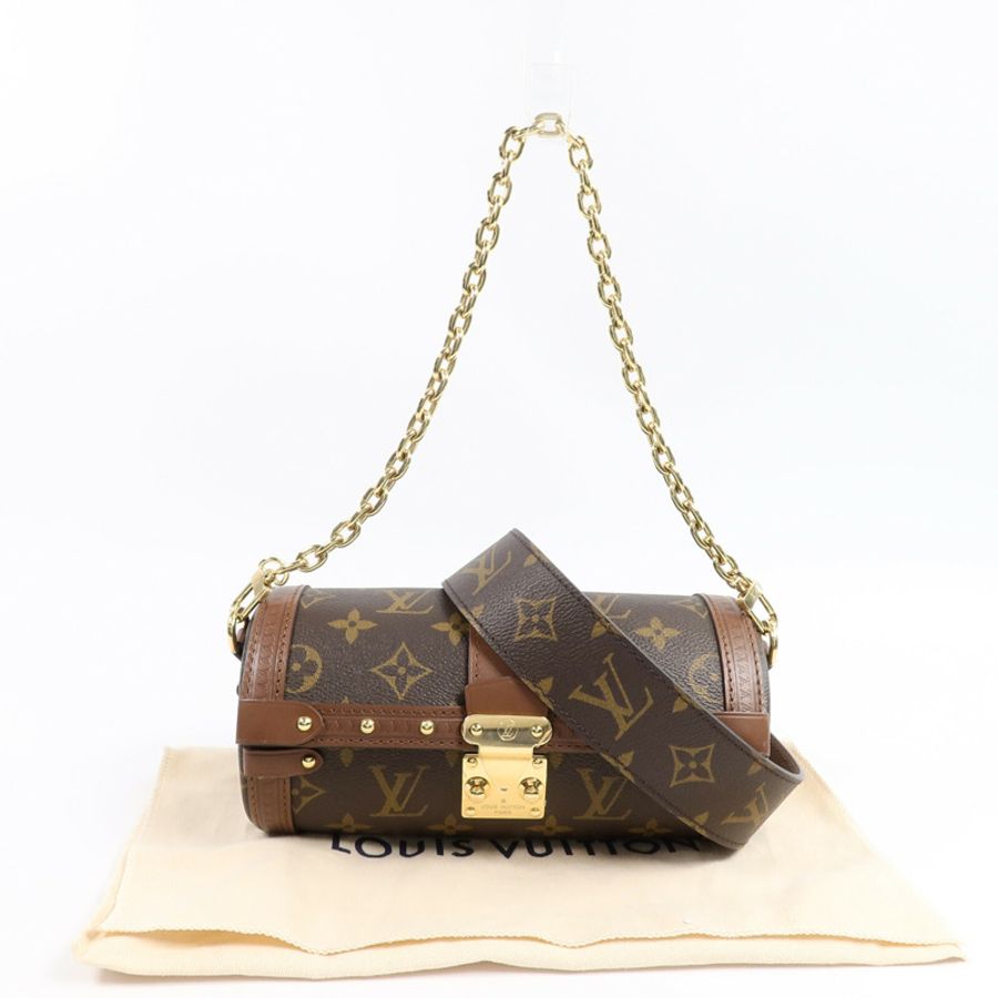LOUIS VUITTON Monogram Papillon Trunk手挽肩背兩用袋-8
