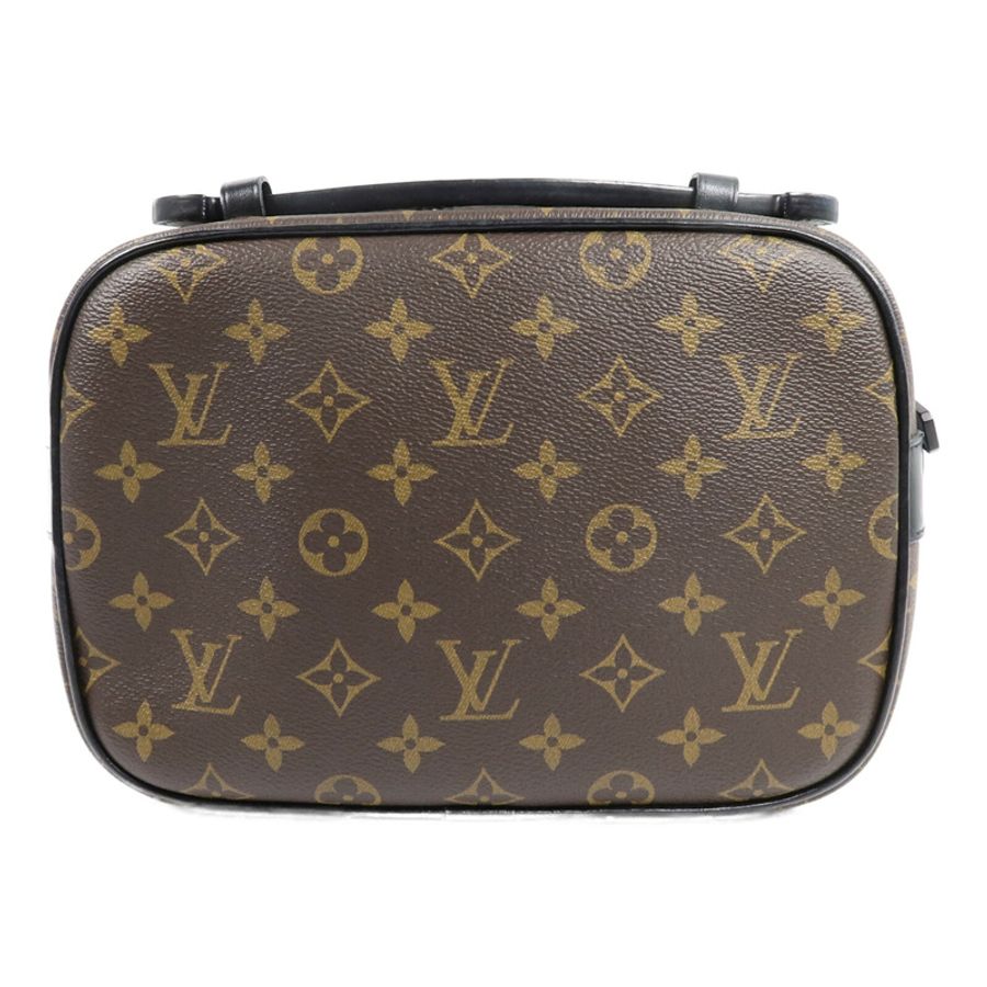 LOUIS VUITTON Monogram Macassar S Lock手挽肩背兩用袋-1