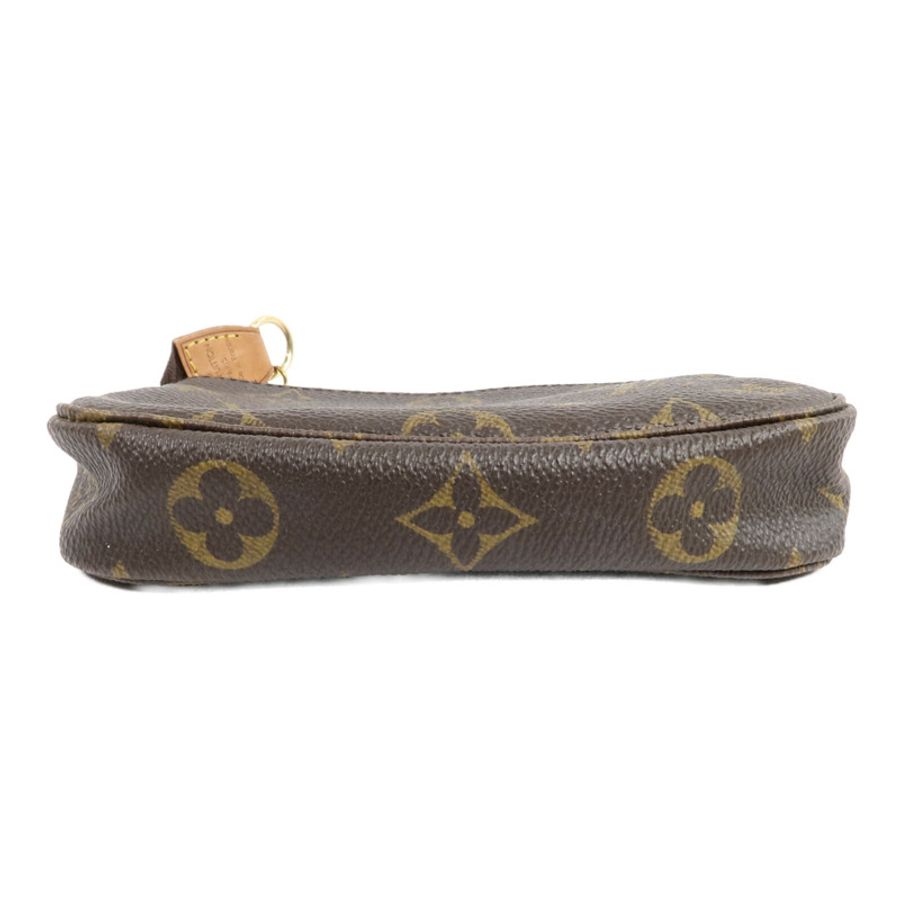 LOUIS VUITTON Monogram Mini Pochette Accessoires金扣手挽袋-3