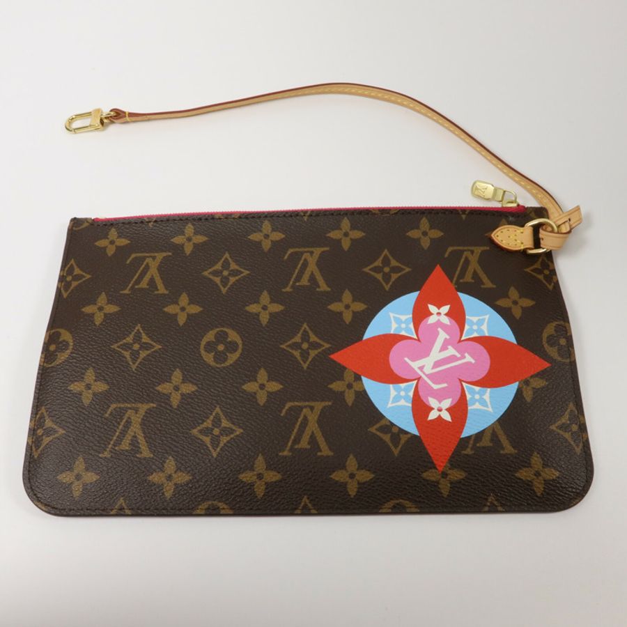 LOUIS VUITTON Monogram Patches Neverfull MM手挽袋-9