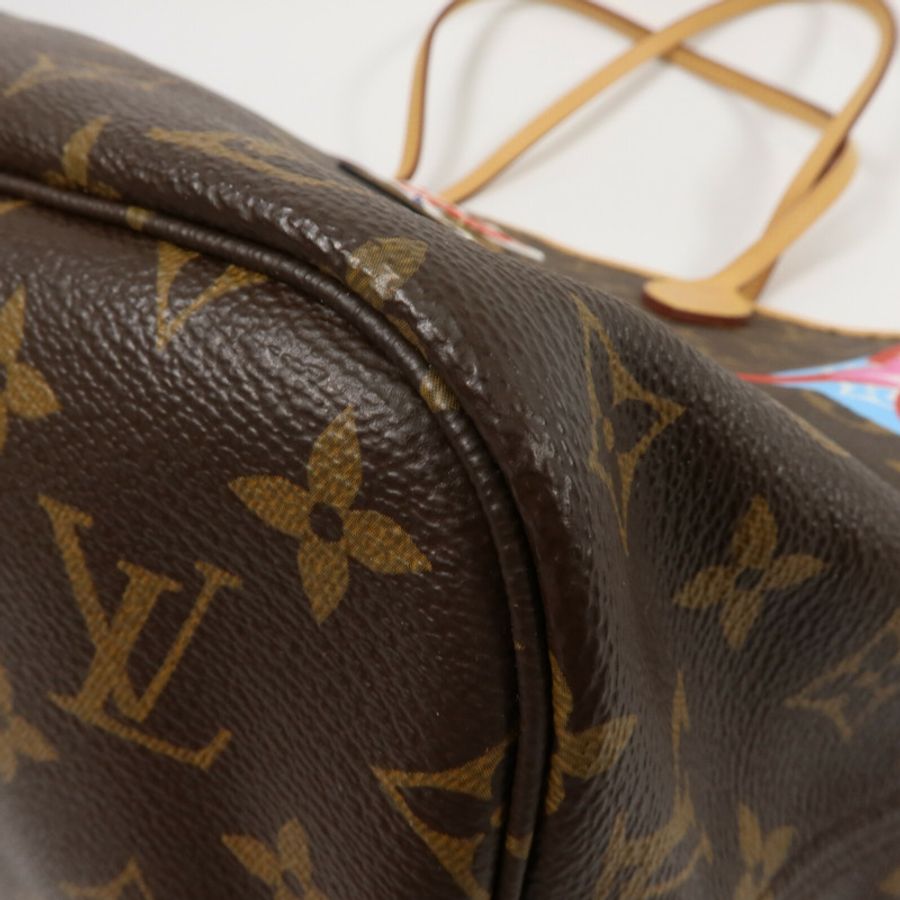 LOUIS VUITTON Monogram Patches Neverfull MM手挽袋-15