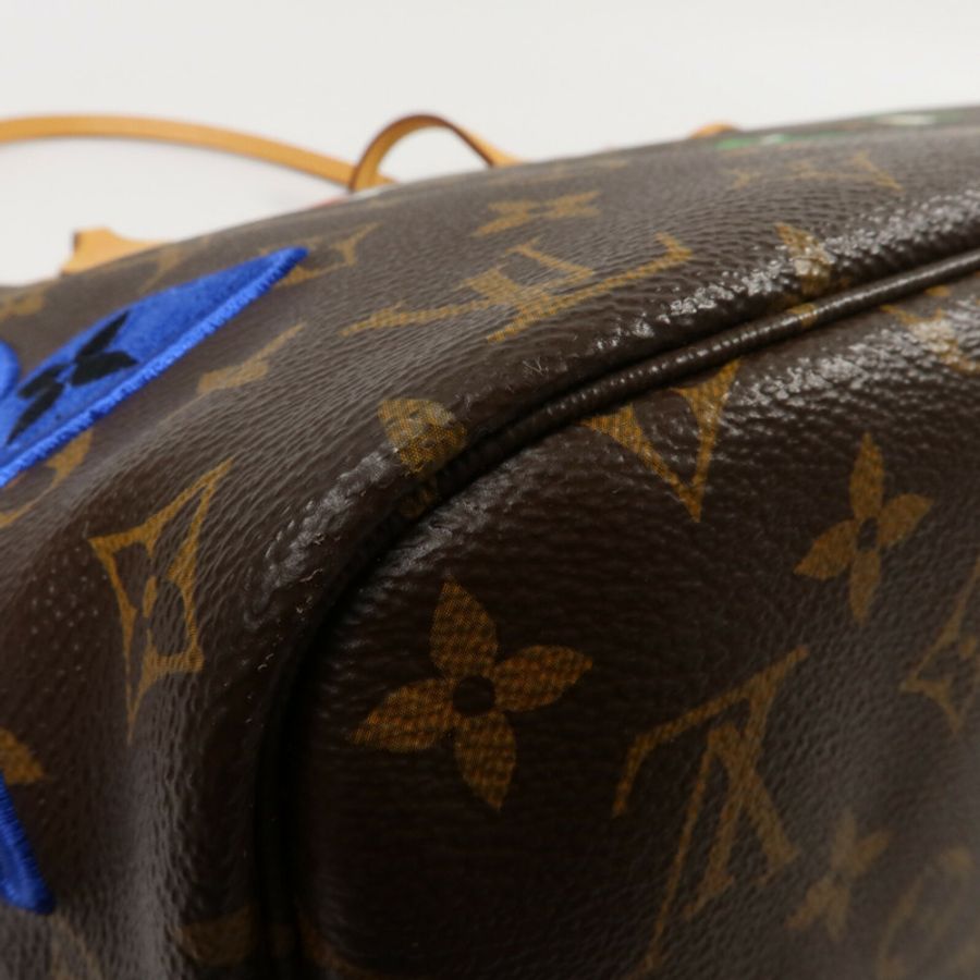 LOUIS VUITTON Monogram Patches Neverfull MM手挽袋-16