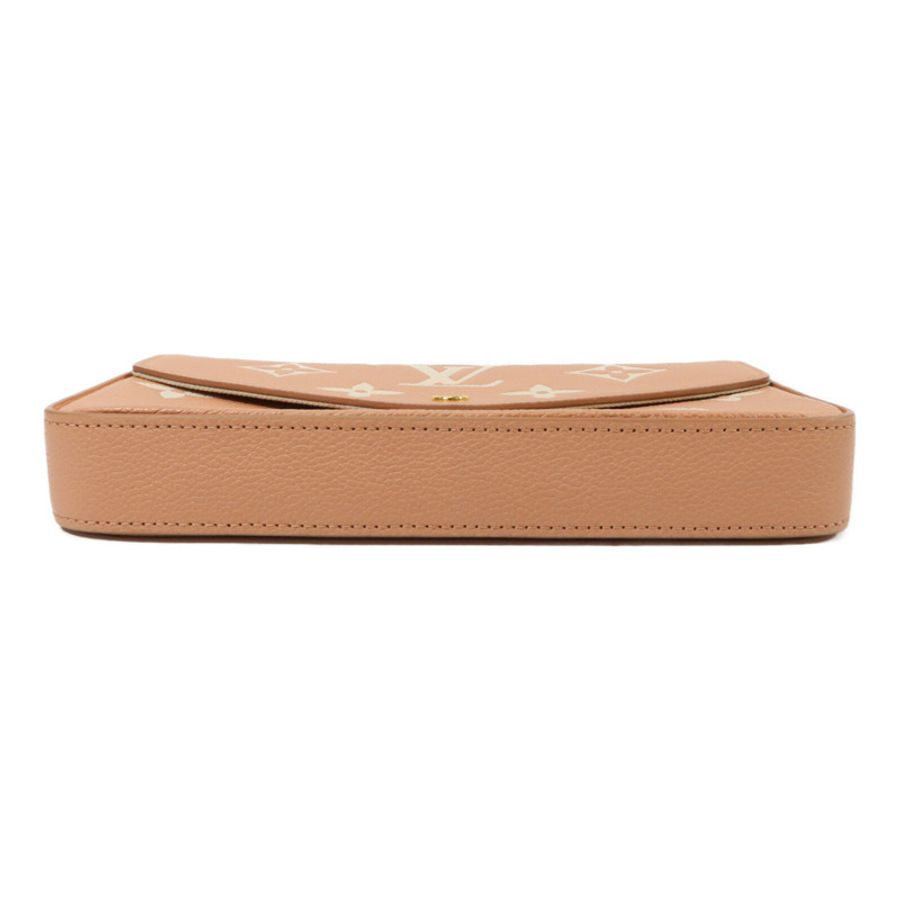 LOUIS VUITTON Monogram Empreinte Pochette Felicie鏈帶肩背袋-3