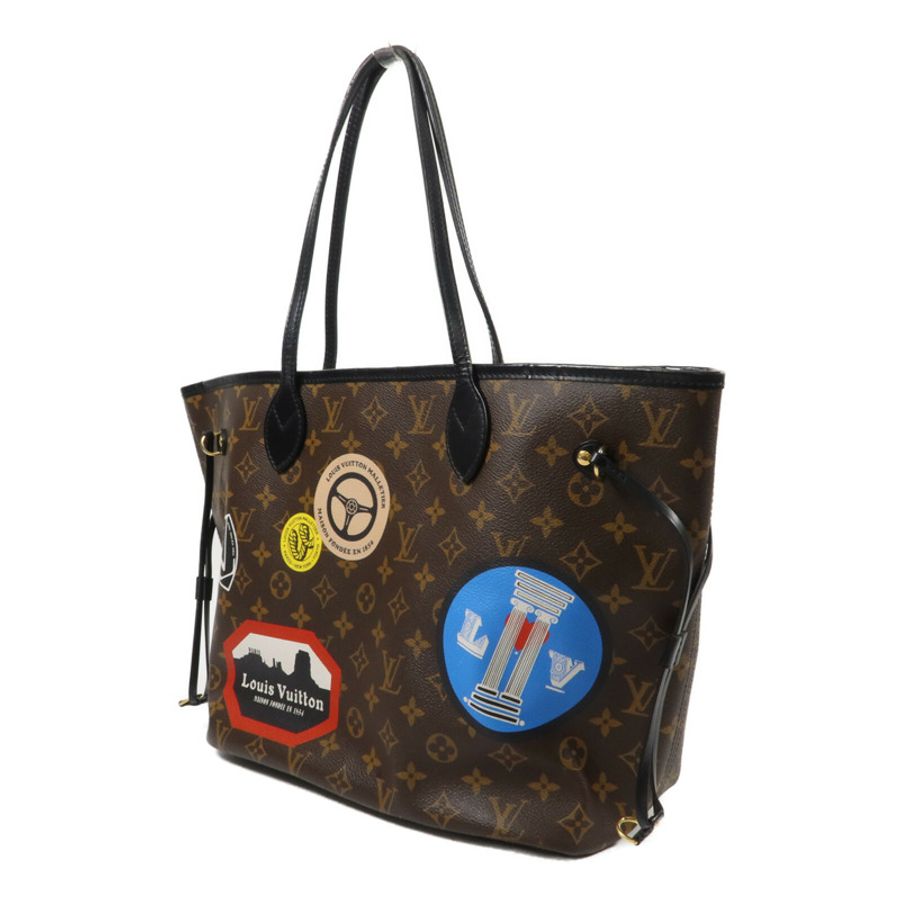 LOUIS VUITTON Monogram World Tour Neverfull MM手挽袋-2