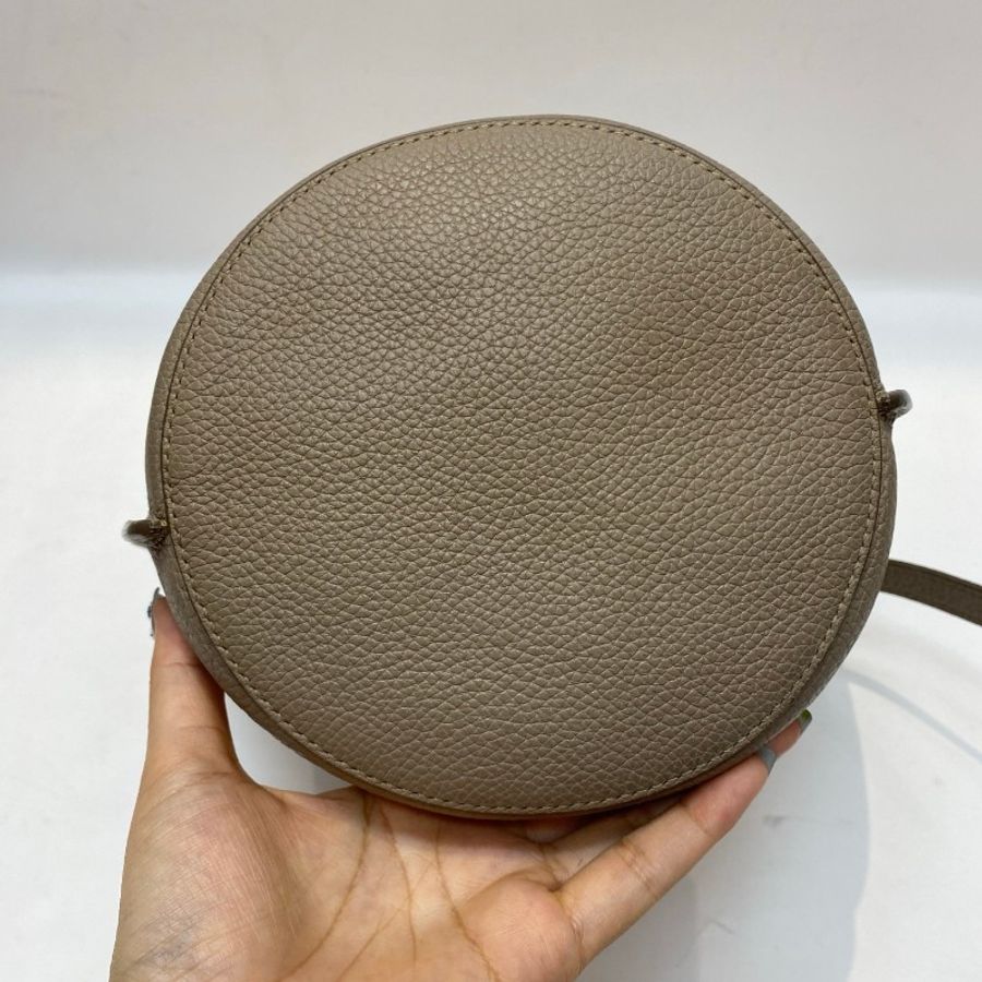 CELINE赛琳BIG BAG BUCKET大象灰荔枝纹牛皮nano水桶包21*15*15-13