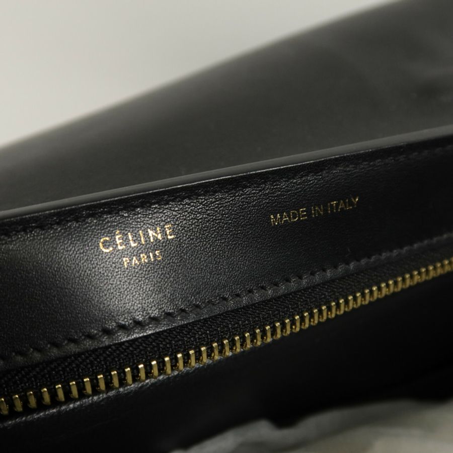 CELINE 牛皮皮革Trapeze Medium手挽肩背兩用袋-6