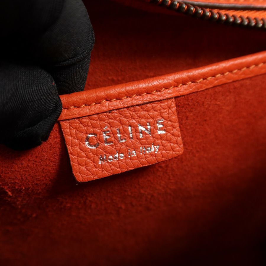 CELINE 牛皮皮革Nano Luggage手挽肩背兩用袋-6
