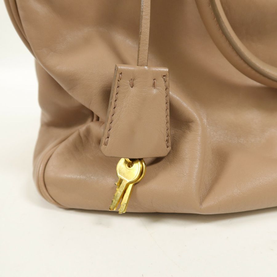 PRADA 牛皮皮革2 Way Shoulder手挽肩背兩用袋-7