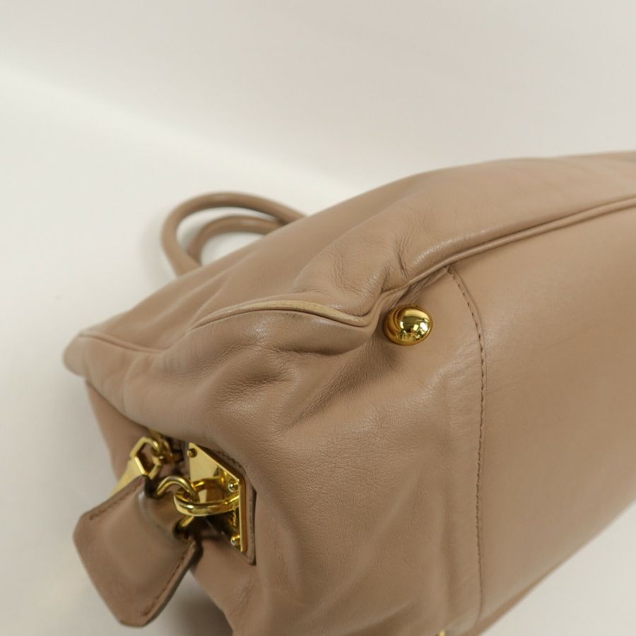 PRADA 牛皮皮革2 Way Shoulder手挽肩背兩用袋-13