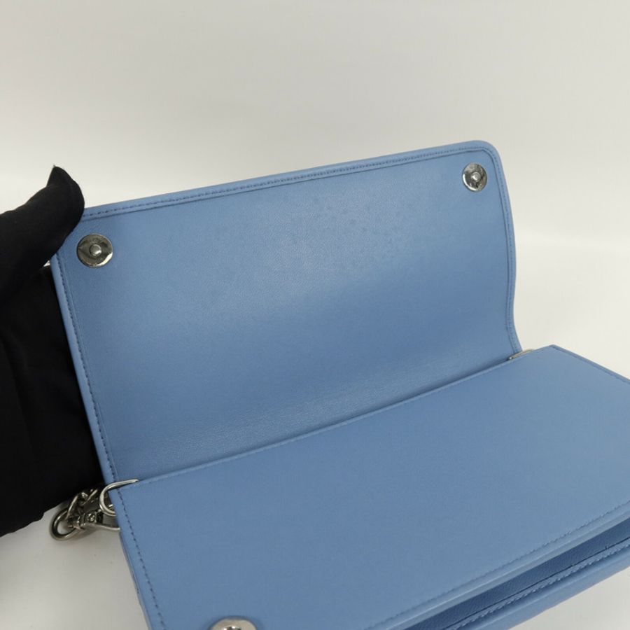 PRADA 羊皮皮革Wallet on Chain鏈帶肩背袋-6