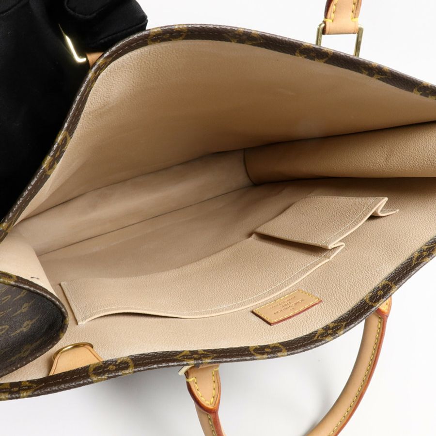 LOUIS VUITTON Monogram Sac Plat手挽袋-4