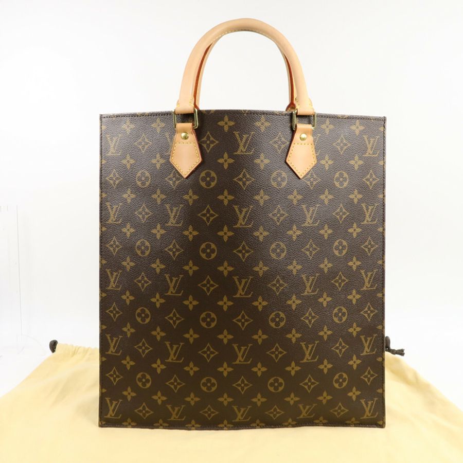 LOUIS VUITTON Monogram Sac Plat手挽袋-8