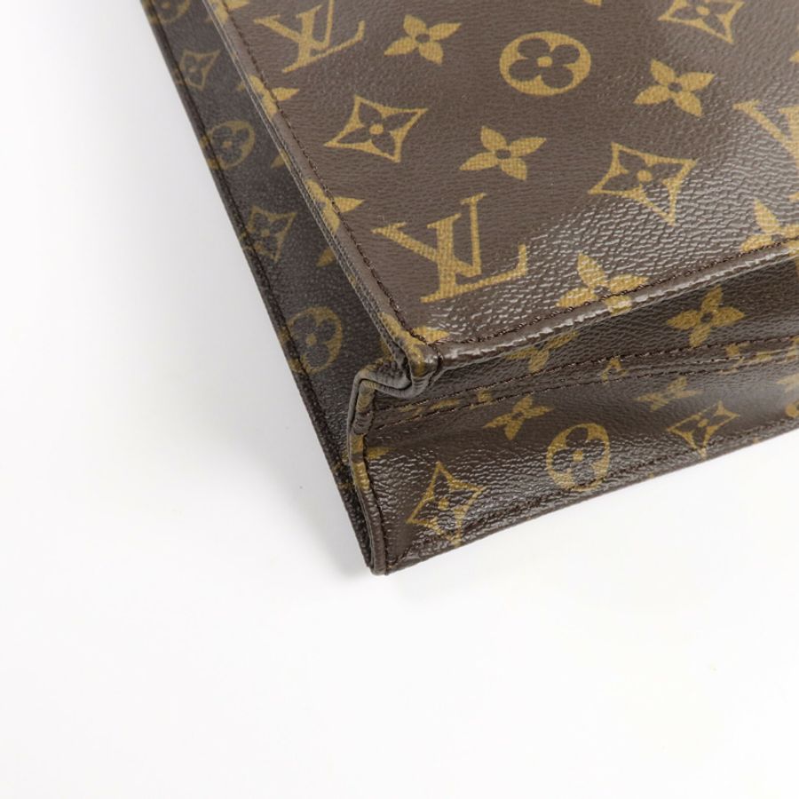 LOUIS VUITTON Monogram Sac Plat手挽袋-10