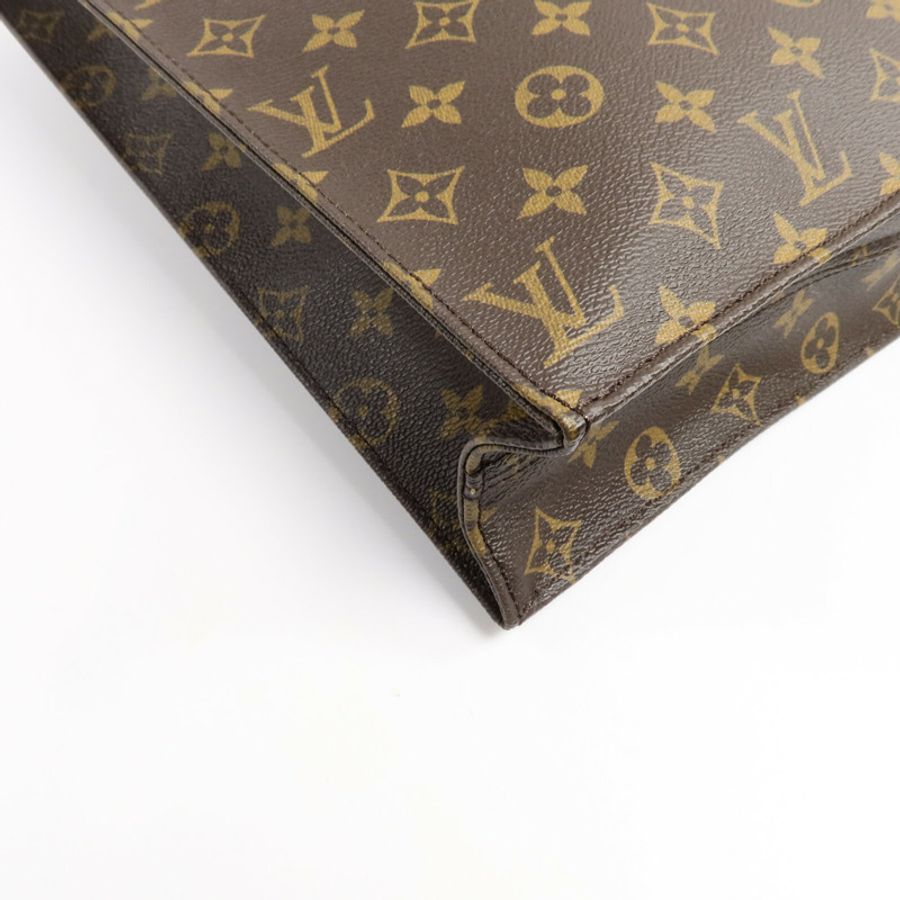 LOUIS VUITTON Monogram Sac Plat手挽袋-12