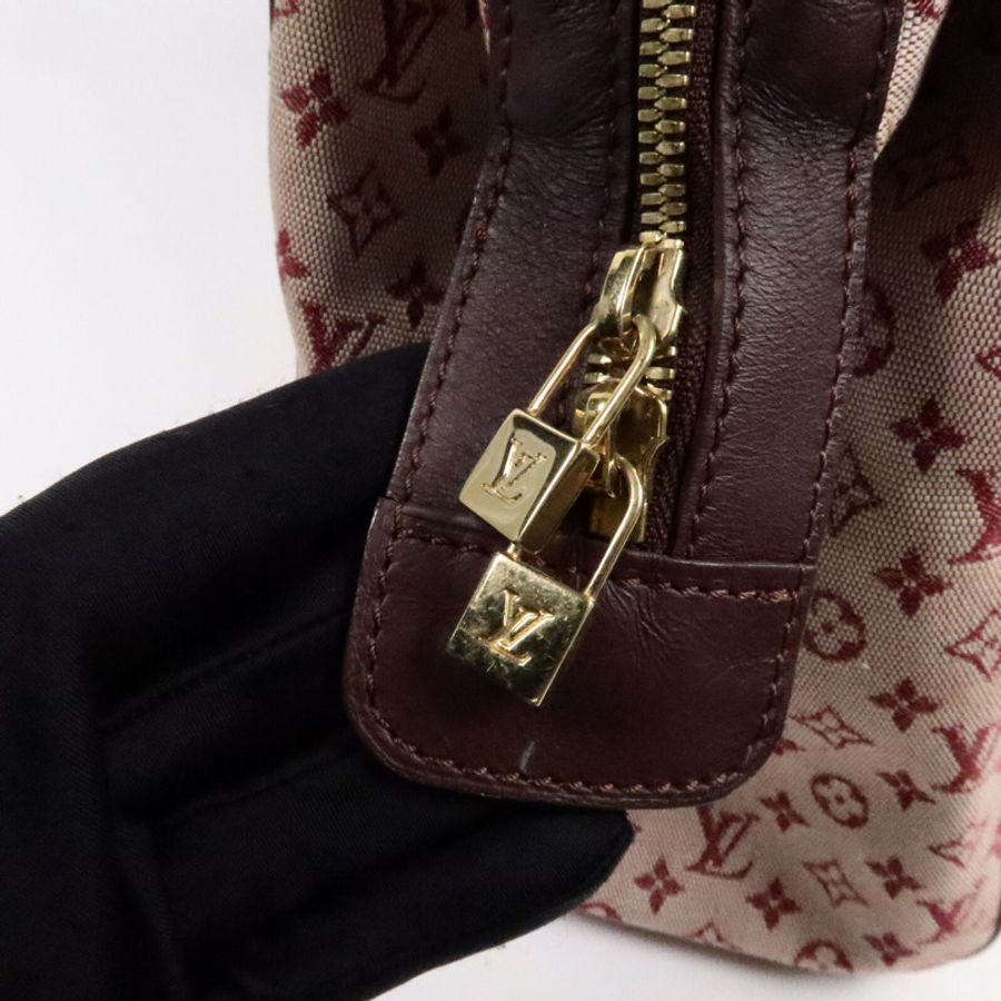 LOUIS VUITTON Monogram Mini Lin Josephine GM手挽袋-6