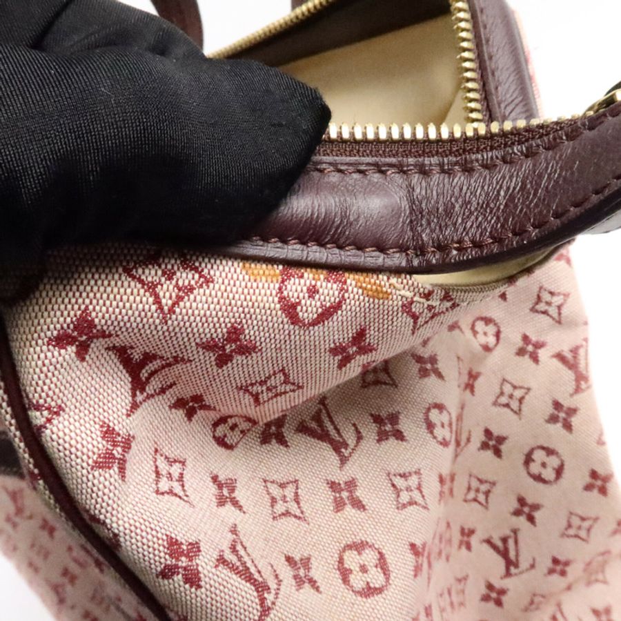 LOUIS VUITTON Monogram Mini Lin Josephine GM手挽袋-8