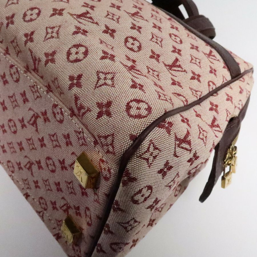 LOUIS VUITTON Monogram Mini Lin Josephine GM手挽袋-12