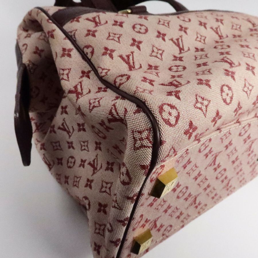LOUIS VUITTON Monogram Mini Lin Josephine GM手挽袋-13