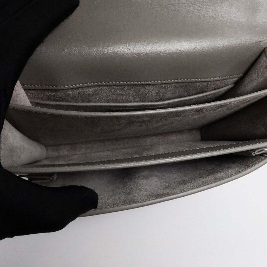 SAINT LAURENT 牛皮皮革Shoulder Bag鏈帶肩背袋-4