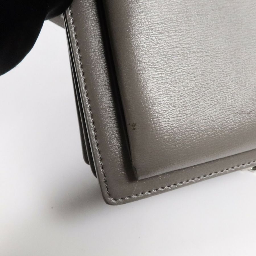 SAINT LAURENT 牛皮皮革Shoulder Bag鏈帶肩背袋-16